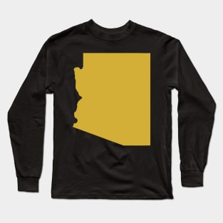 Arizona state map for arizonians Long Sleeve T-Shirt